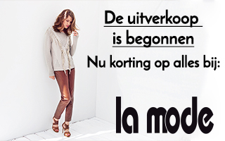 Sale op alle voorjaarsmode bij La Mode